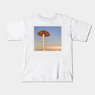 Mushroom Photograph Fungi Shroom Picture Kids T-Shirt